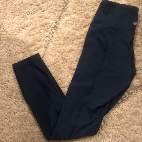 Lululemon Pushing Limits 7/8 Tight (Nulu 25"), size: 4, colour: jaded - Picture 7 of 9